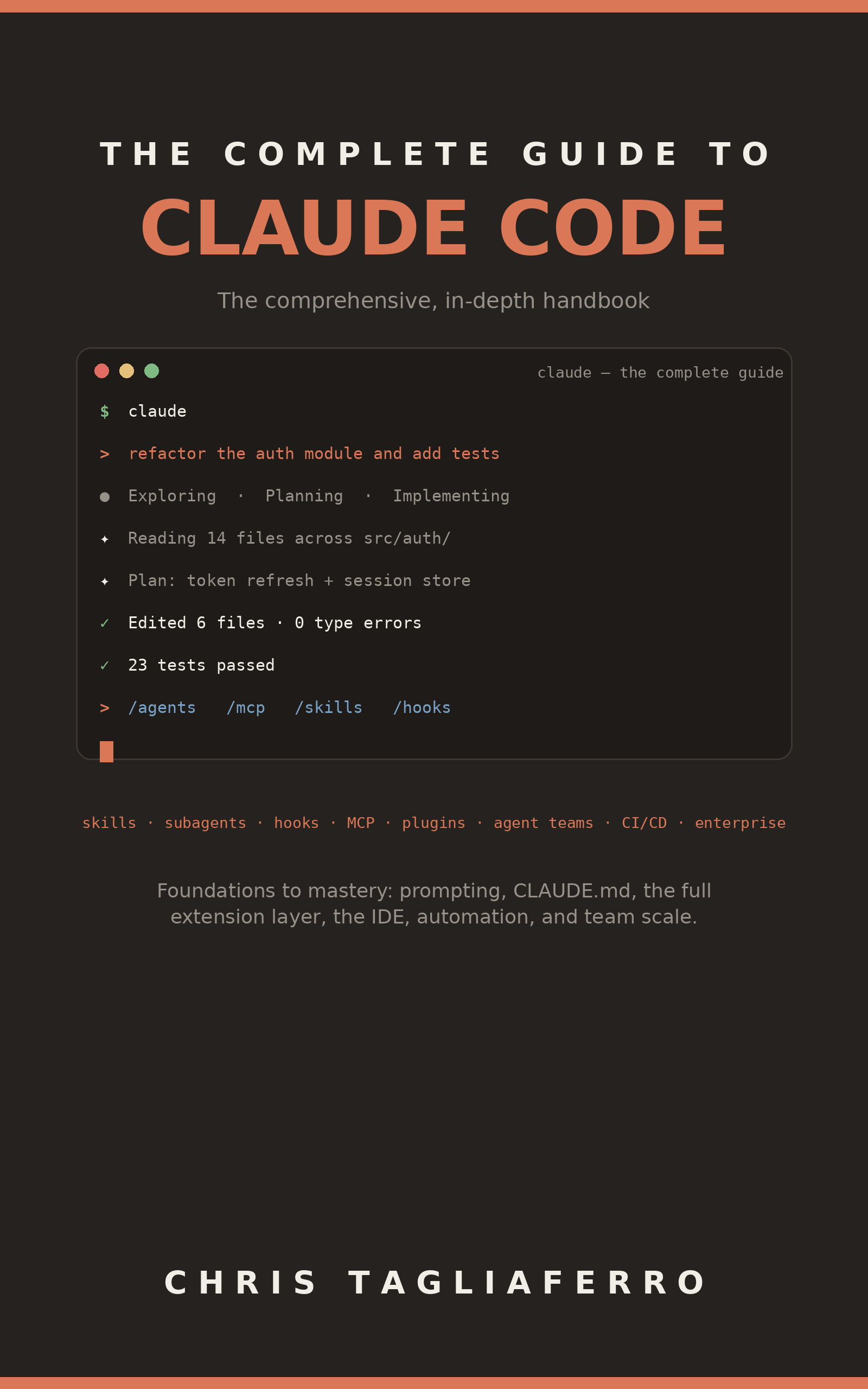 The Complete Guide to Claude Code — book cover